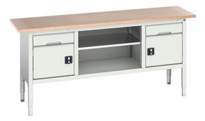 Verso Height Adjustable Work Storage and Packing Benches Verso Adjustable Height 2000x600 Static Storage Bench Q